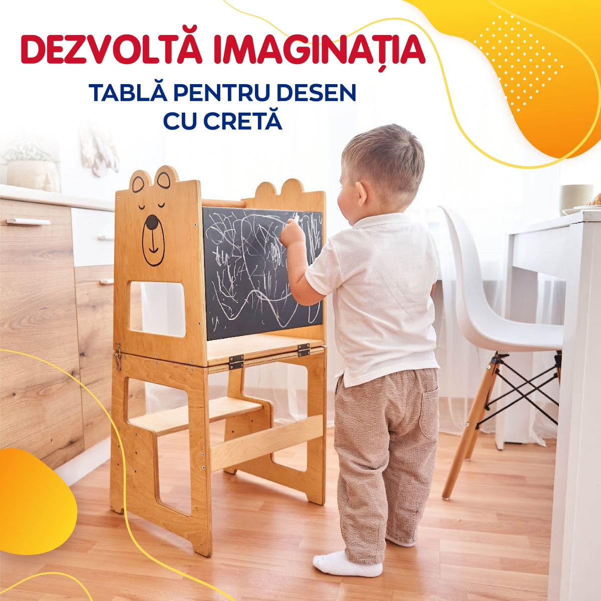 Turn de Învățare Montessori pentru Copii, Bear 🐻‍❄️