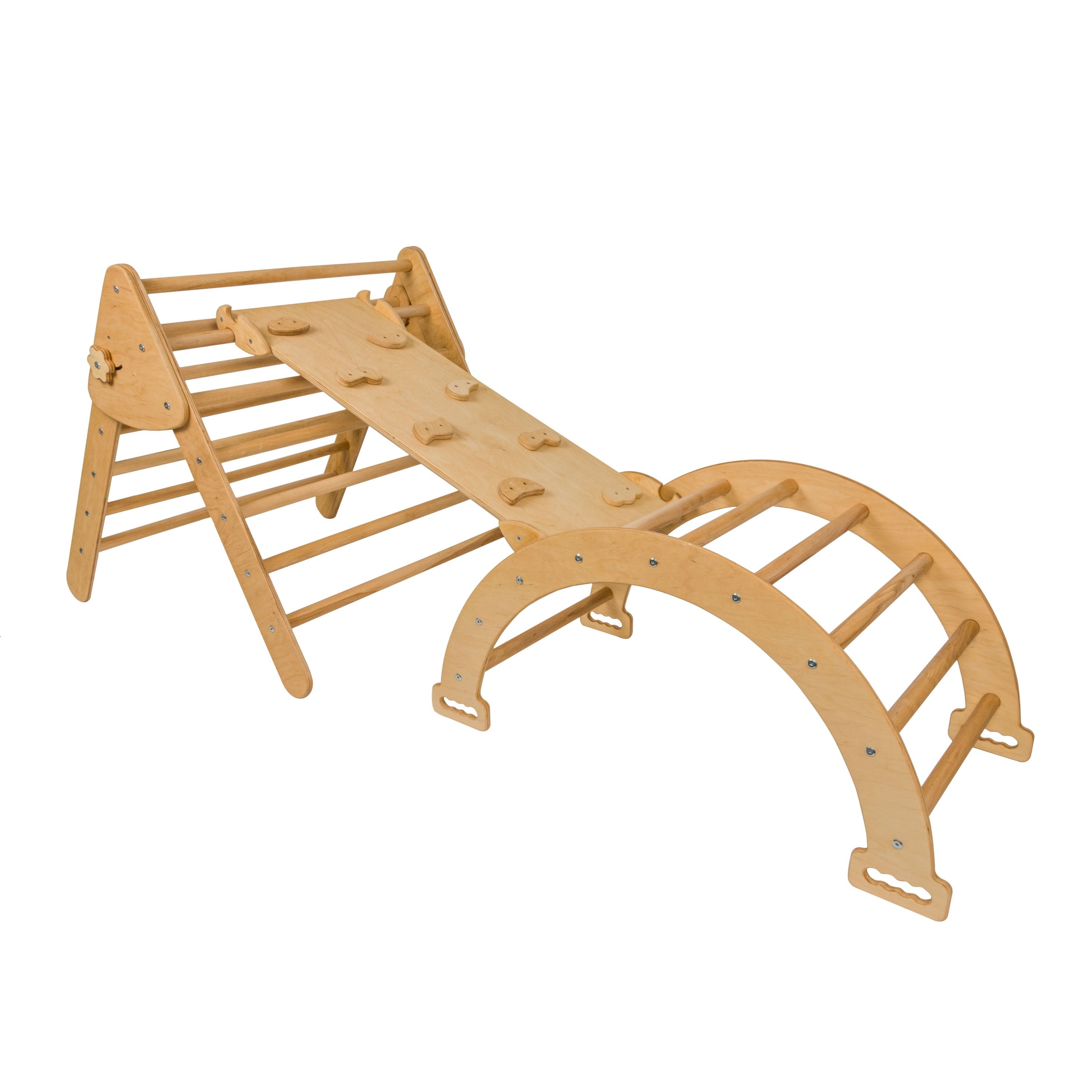 Set de Joacă Mare Pikler 3in1, wooden🌳